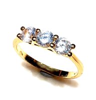 Ringe Dame I Love You in Gelbgold Cubic Zirconia